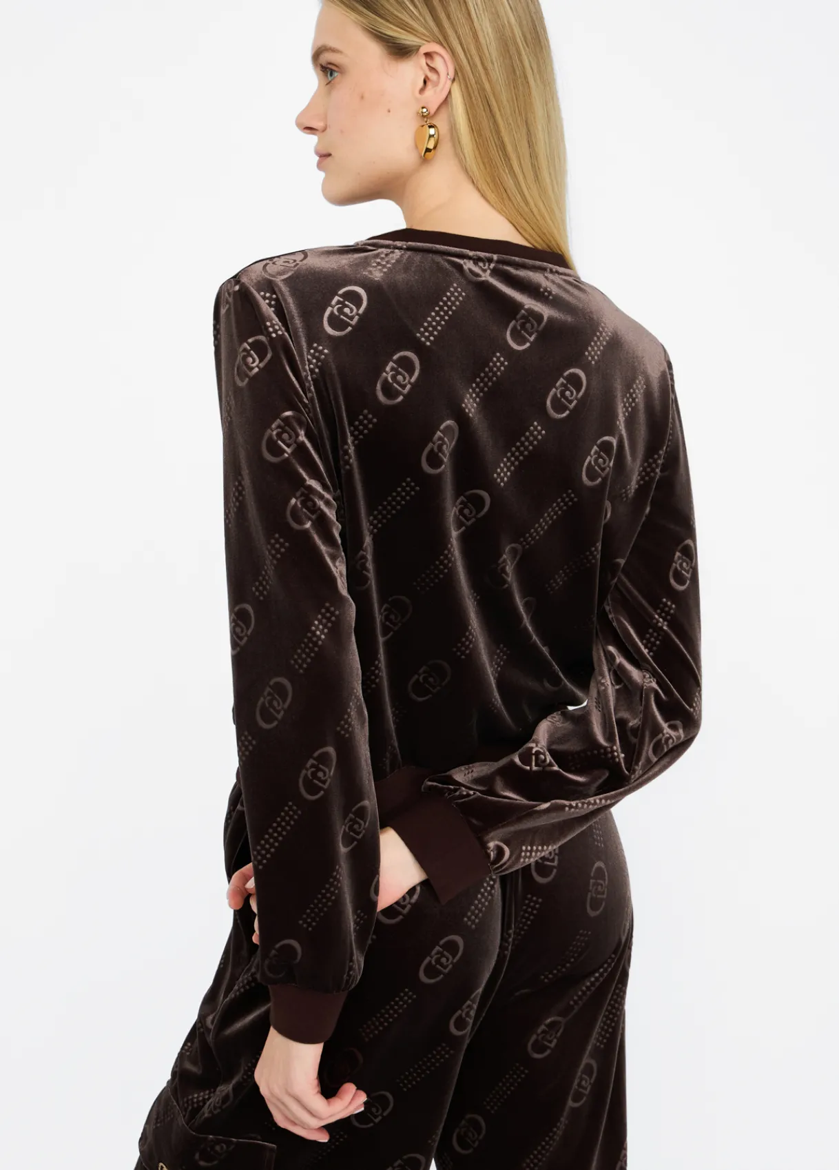 Liu Jo Sweat-shirt en chenille avec logo|Femme Vêtements De Sport