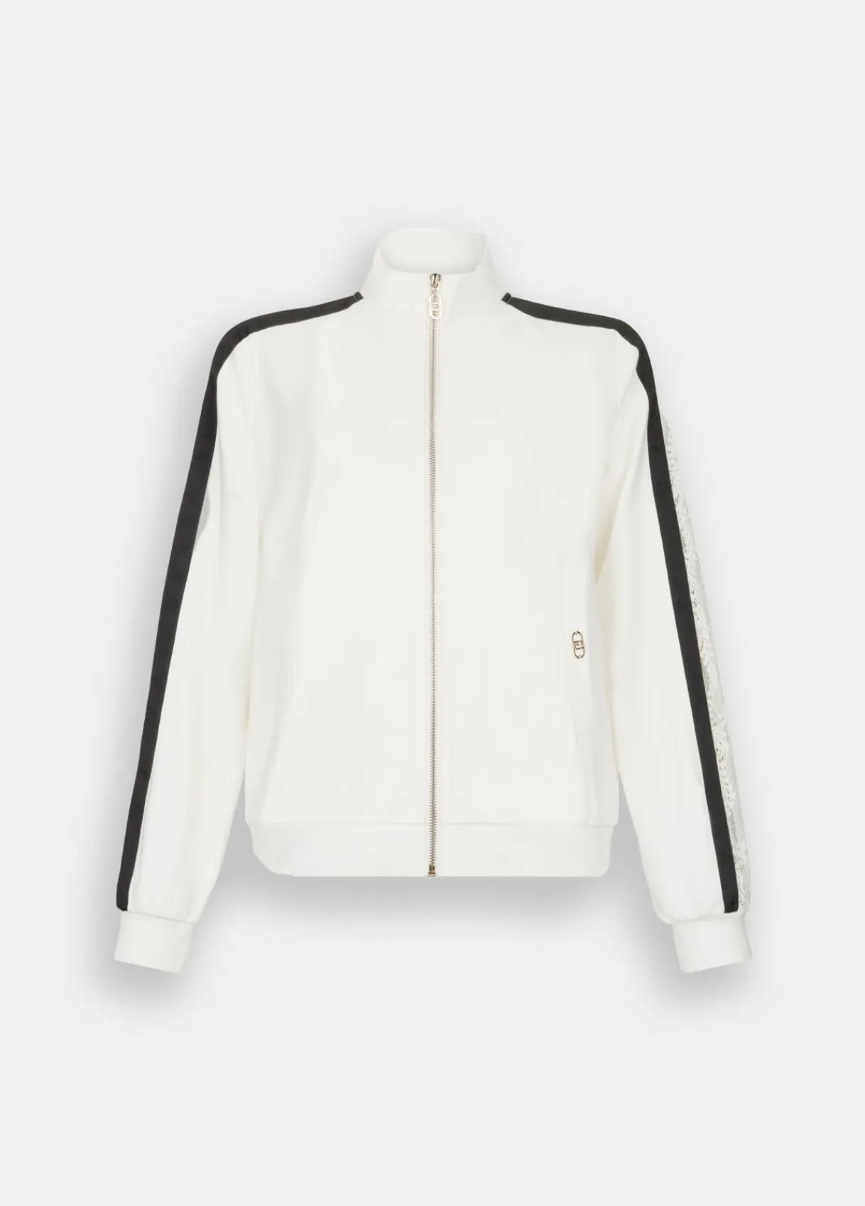 Liu Jo Sweat-shirt en coton avec dentelle|Femme Sweat-Shirts|Vêtements De Sport