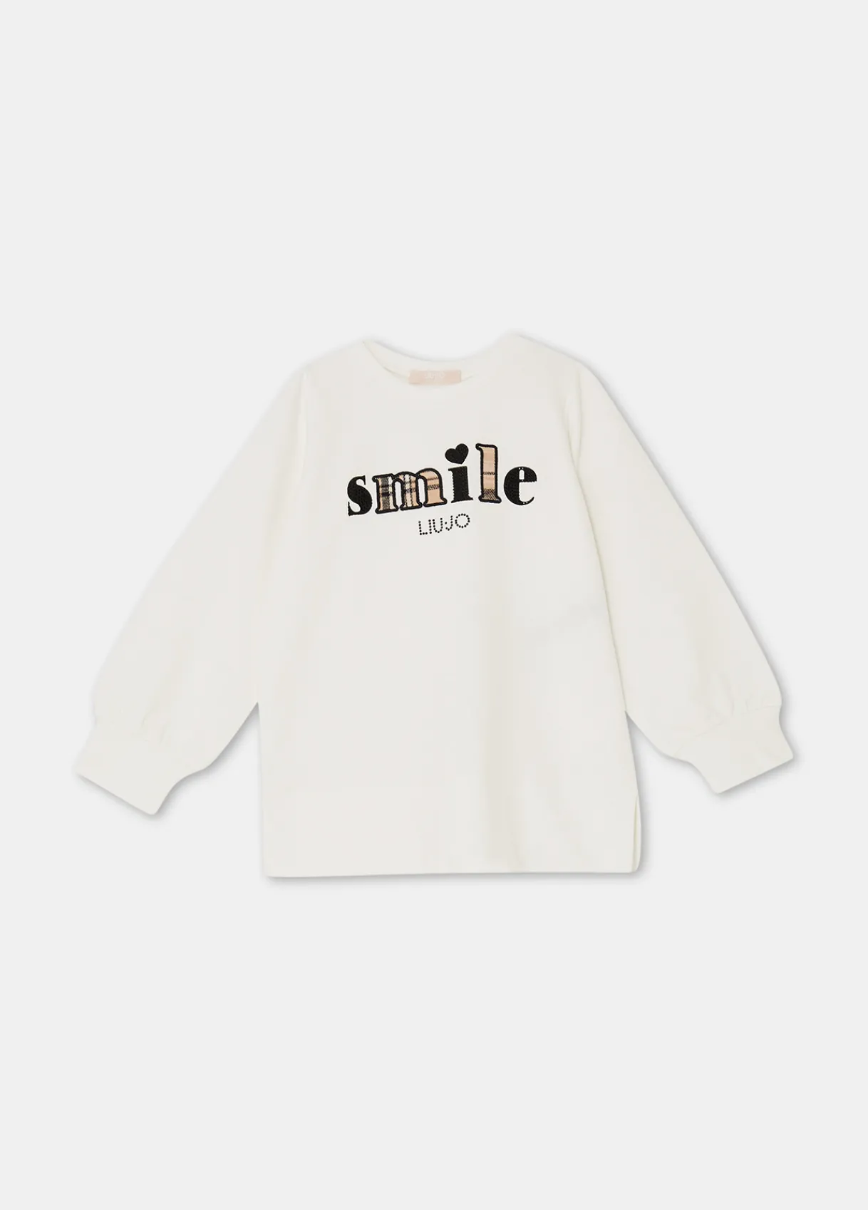 Liu Jo Sweat-shirt en coton avec broderie|Enfant Pull Et Sweatshirts