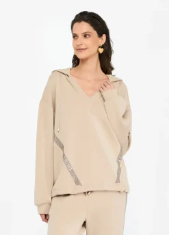Liu Jo Sweat-shirt en néoprène avec capuche|Femme Sweat-Shirts|Vêtements De Sport