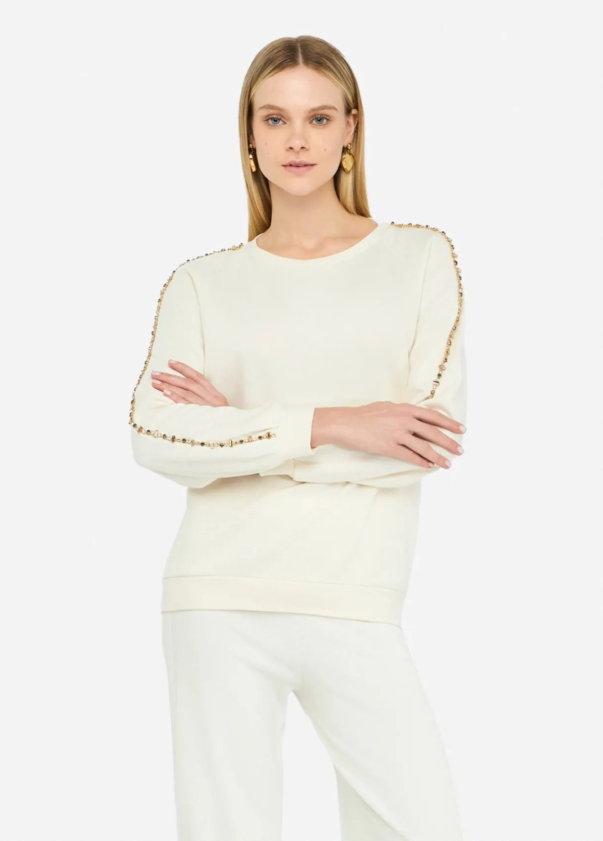 Liu Jo Sweat-shirt Better avec strass|Femme Vêtements De Sport