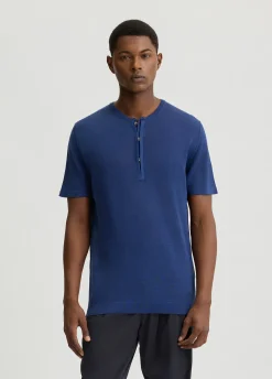 Liu Jo Tee-shirt en lin et coton|Homme Pulls Et Sweaters