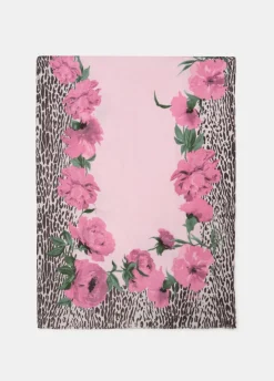 Liu Jo Étole à imprimé animalier floral|Femme Écharpes Et Foulards