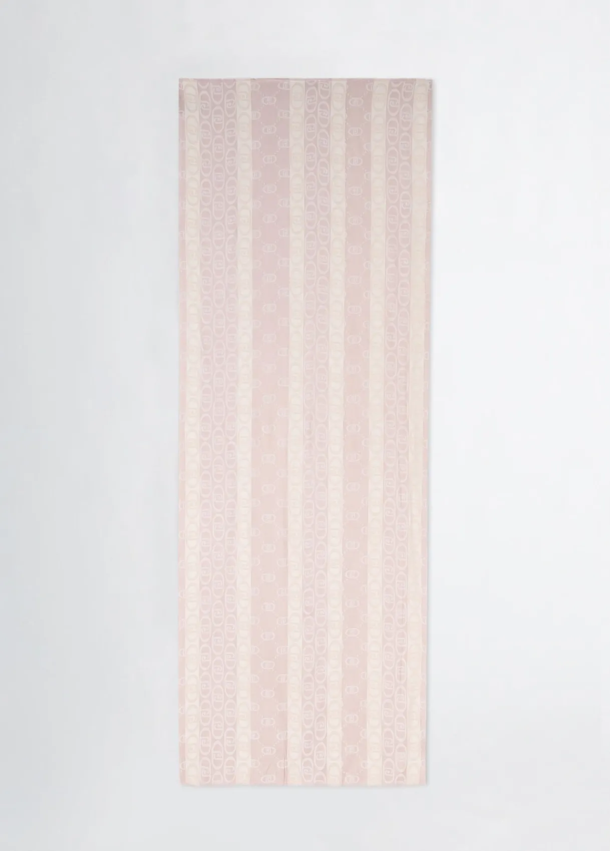 Liu Jo Étole jacquard monogramme pêche|Femme Écharpes Et Foulards