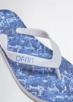 Liu Jo Tongs avec imprimé jeans|Femme Mocassins|Mode Plage