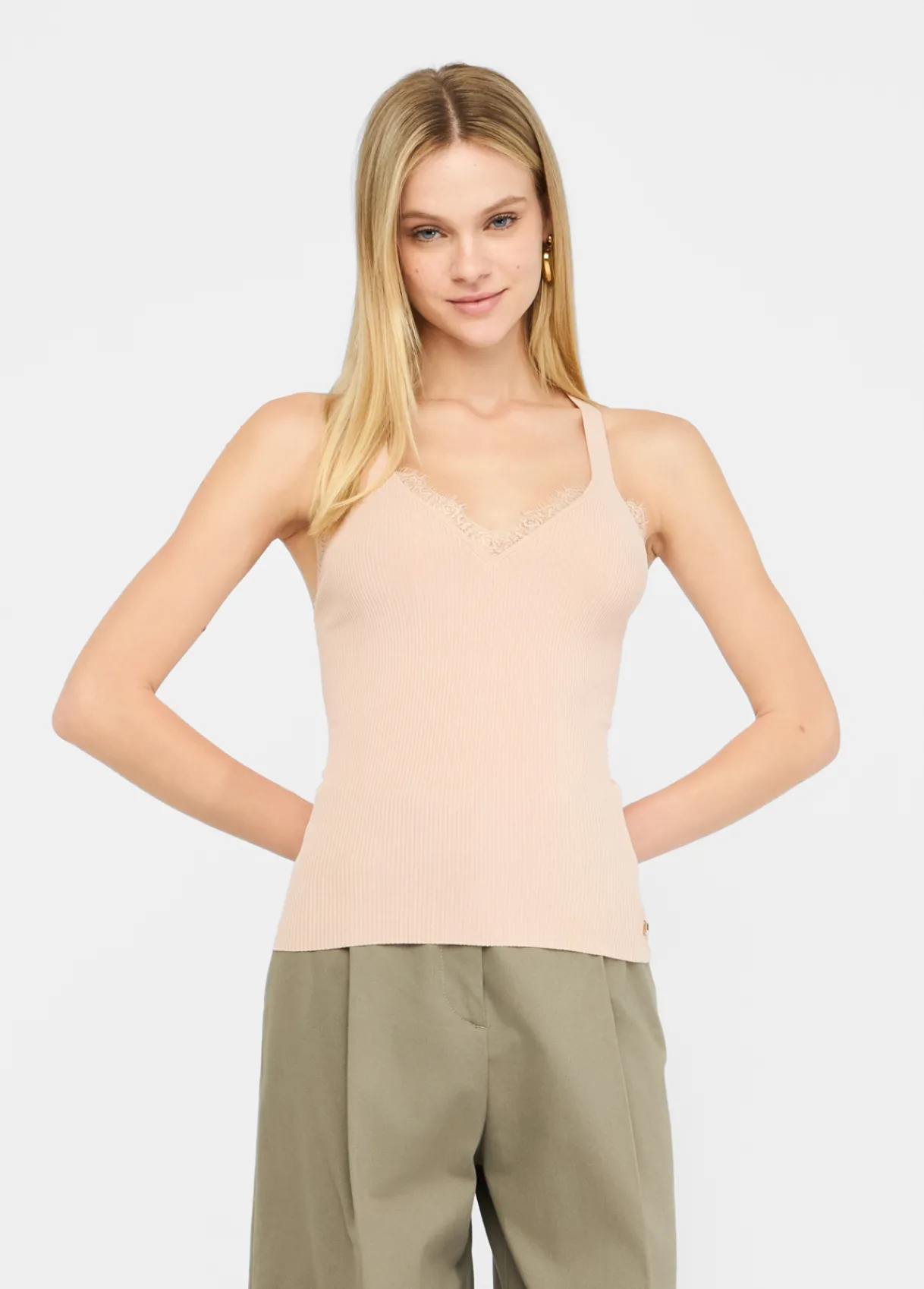 Liu Jo Top avec dentelle|Femme Mailles