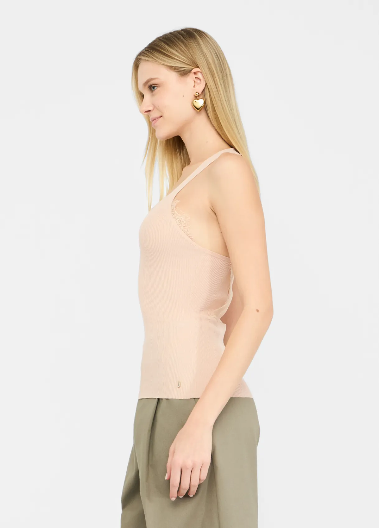 Liu Jo Top avec dentelle|Femme Mailles
