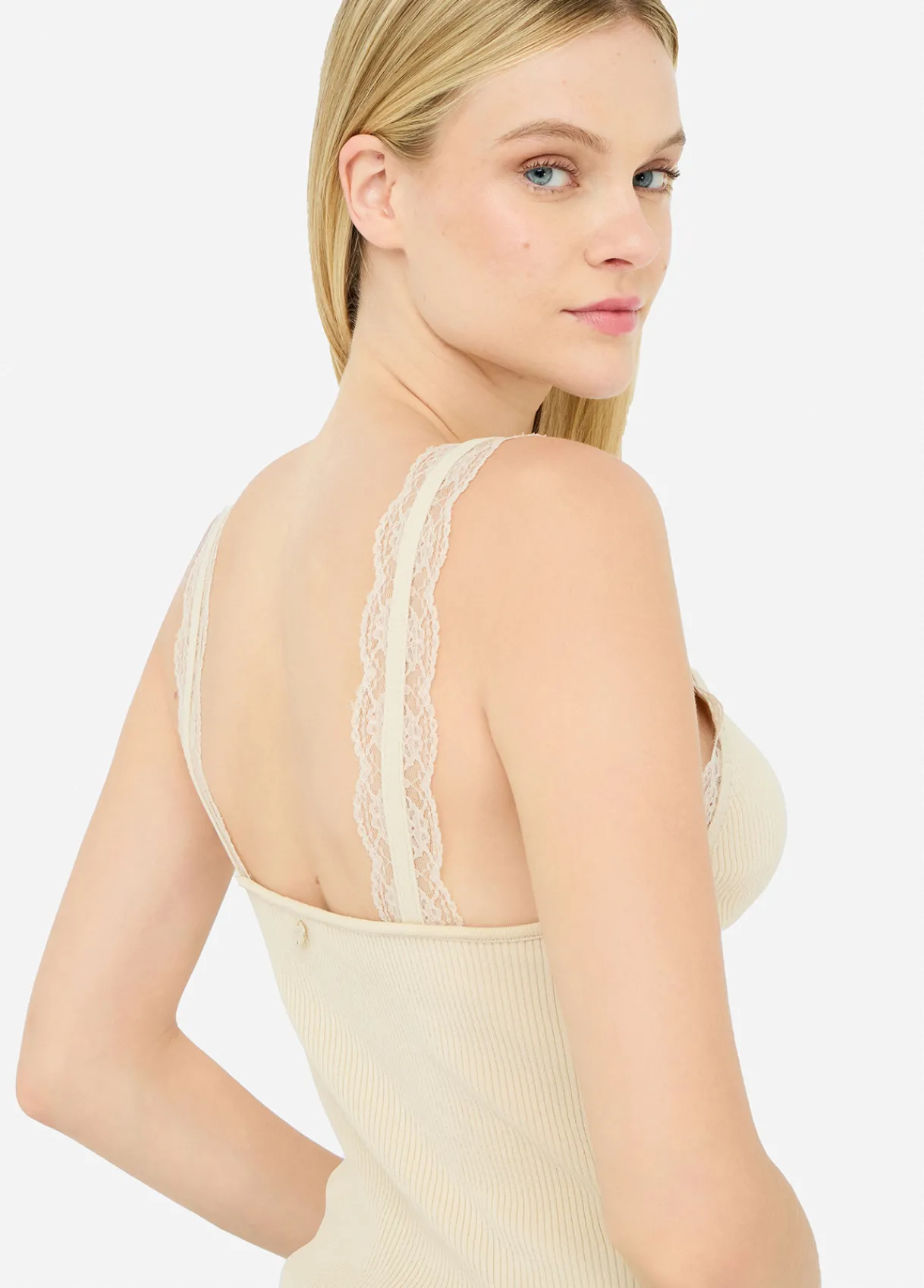 Liu Jo Top avec détails en dentelle|Femme T-Shirts Et Tops