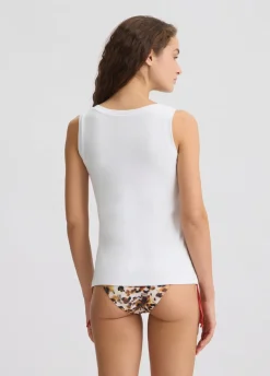 Liu Jo Top avec logo et strass|Femme Mode Plage|T-Shirts Et Tops