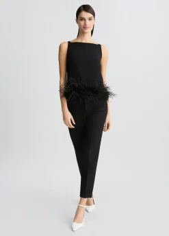 Liu Jo Top avec Plumes|Femme T-Shirts Et Tops|Cérémonie