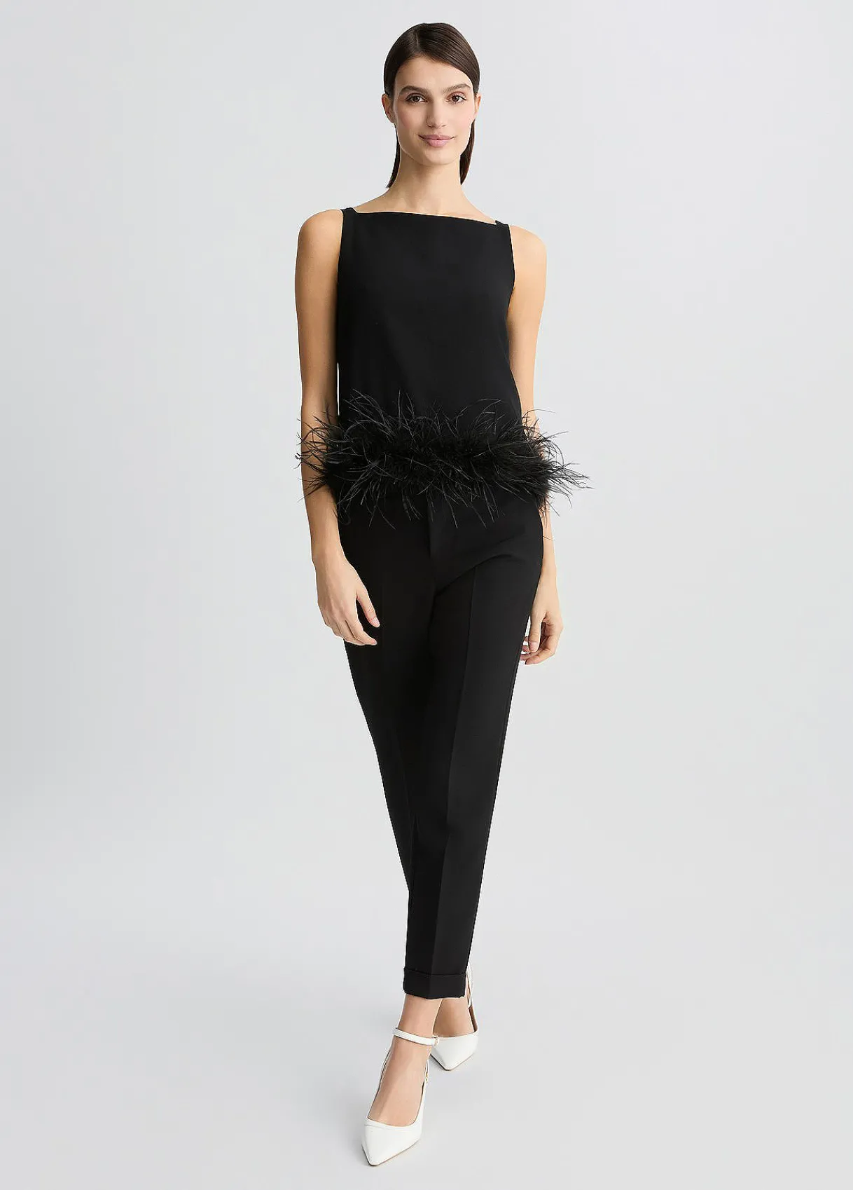 Liu Jo Top avec Plumes|Femme T-Shirts Et Tops|Cérémonie