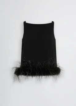 Liu Jo Top avec Plumes|Femme T-Shirts Et Tops|Cérémonie