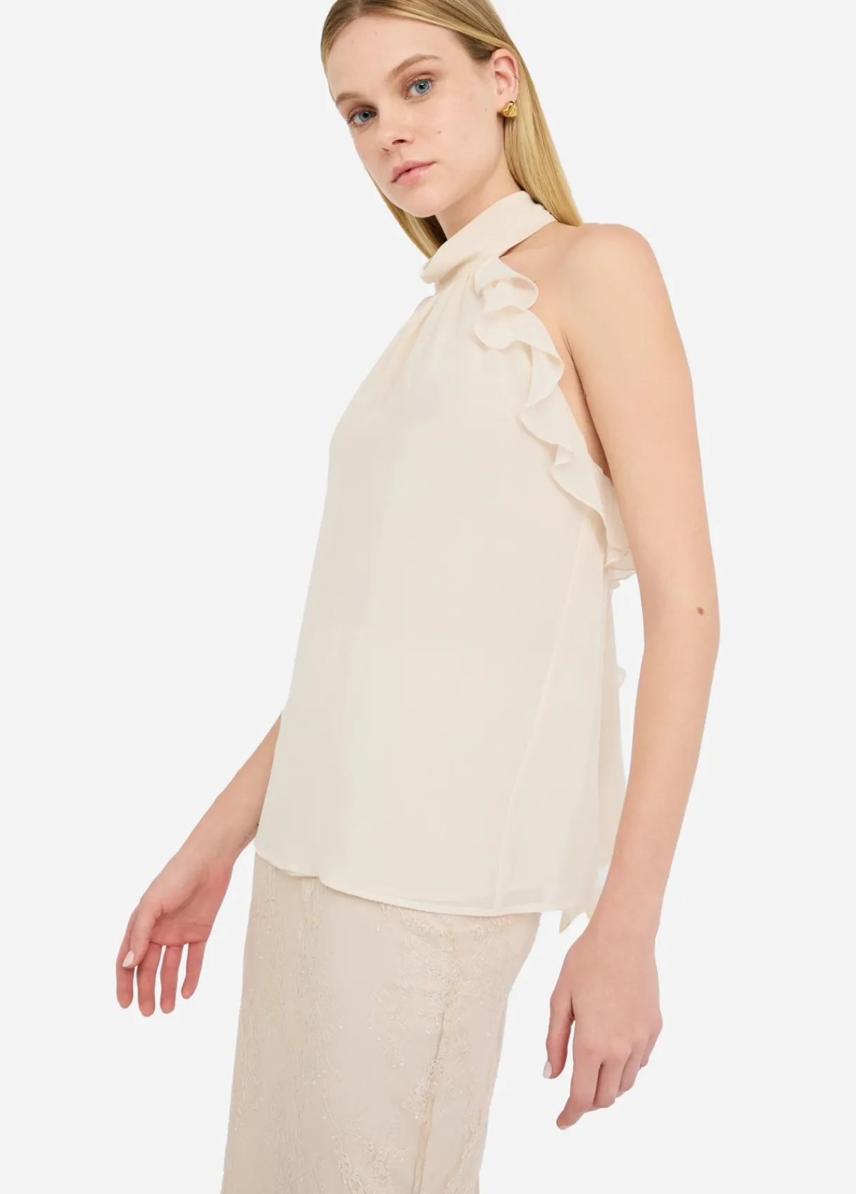 Liu Jo Top de cérémonie en georgette|Femme T-Shirts Et Tops|Cérémonie