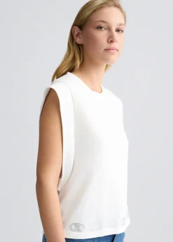 Liu Jo Top en coton|Femme T-Shirts Et Tops