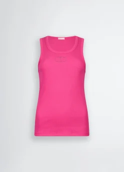 Liu Jo Top en coton avec logo|Femme T-Shirts Et Tops