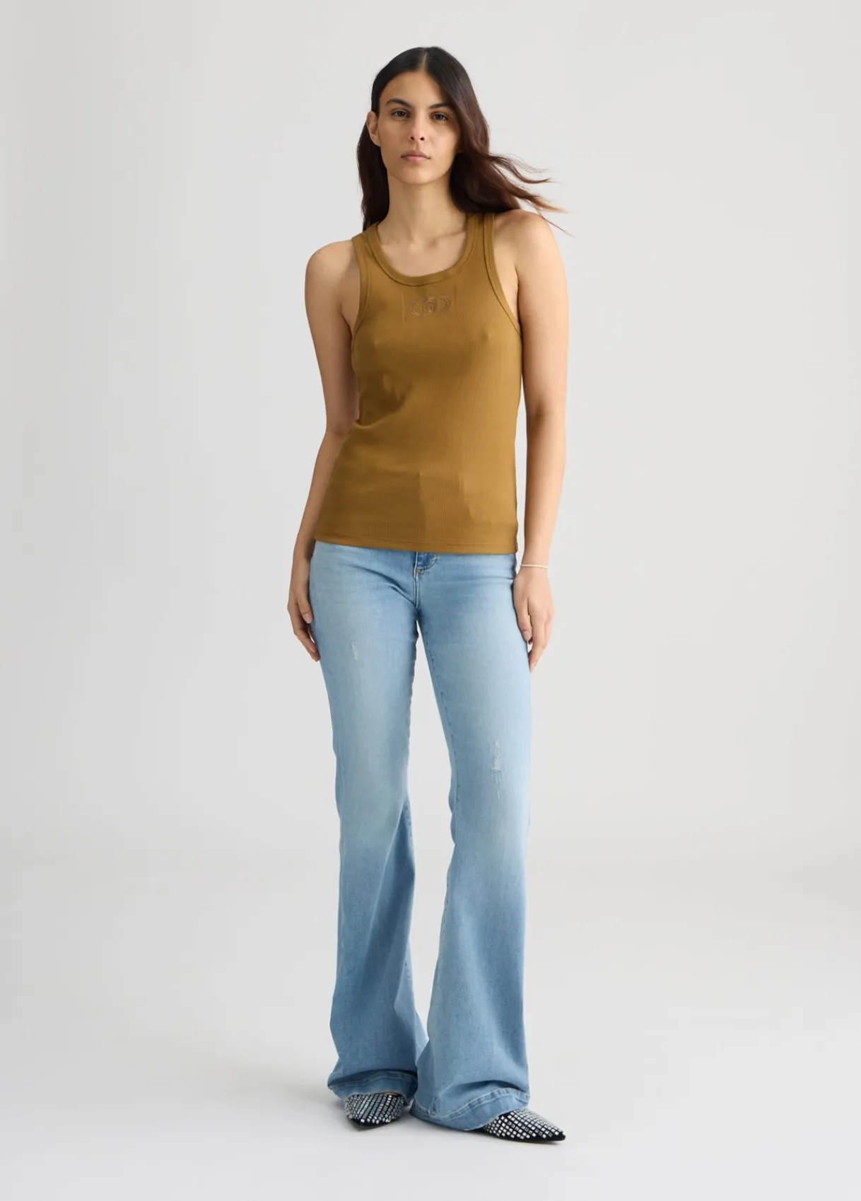 Liu Jo Top en coton avec logo|Femme T-Shirts Et Tops