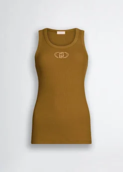 Liu Jo Top en coton avec logo|Femme T-Shirts Et Tops