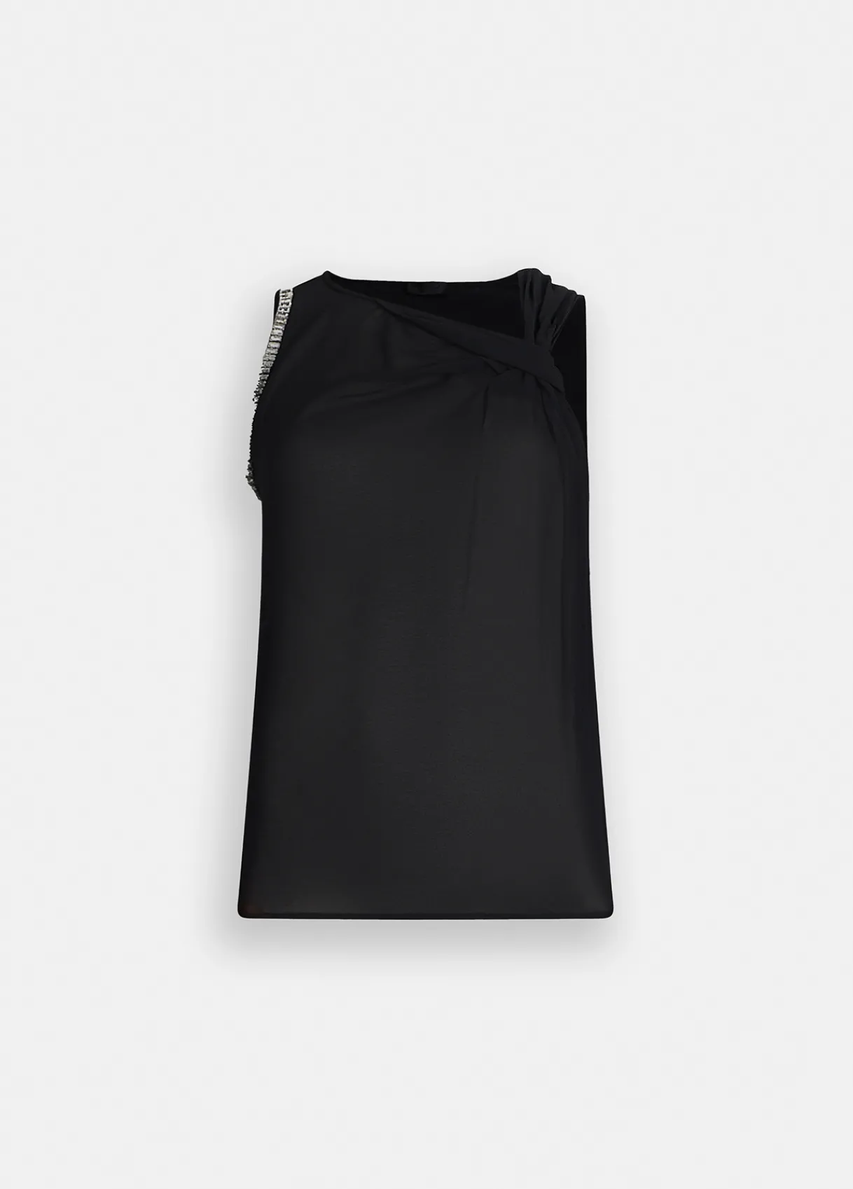 Liu Jo Top en coton et georgette|Femme T-Shirts Et Tops