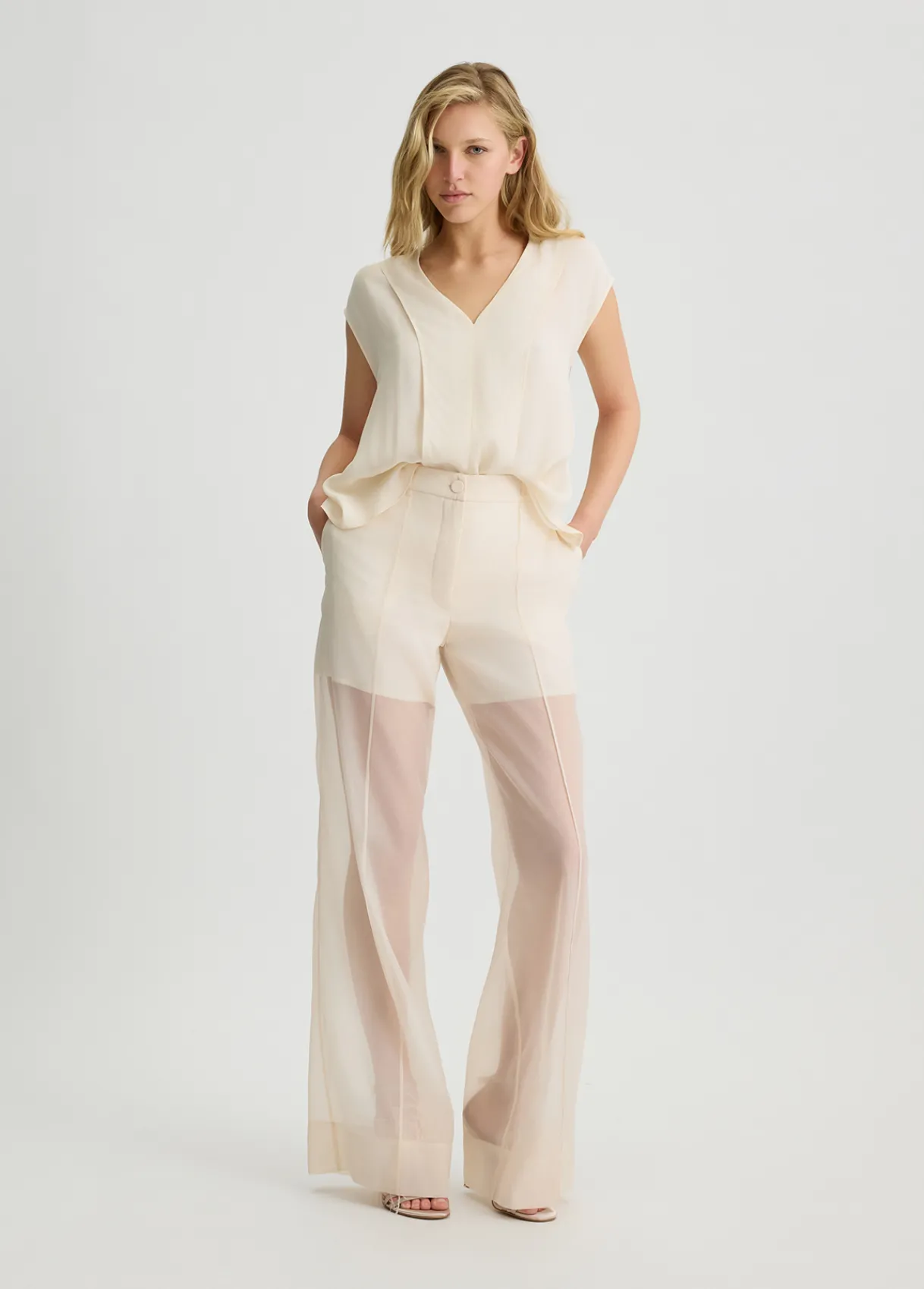 Liu Jo Top en crêpe|Femme T-Shirts Et Tops