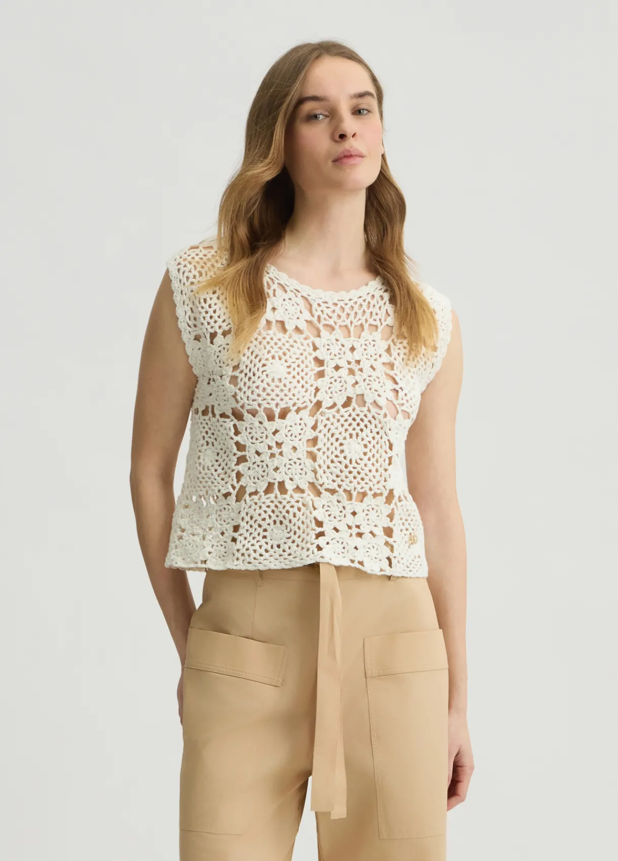Liu Jo Top en maille au crochet|Femme Mailles