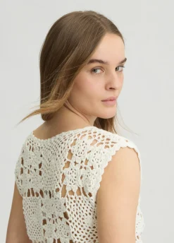 Liu Jo Top en maille au crochet|Femme Mailles