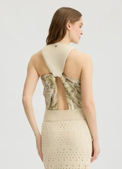 Liu Jo Top en maille avec découpes|Femme Mailles