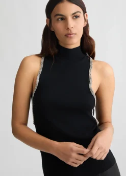 Liu Jo Top en maille avec strass|Femme Mailles