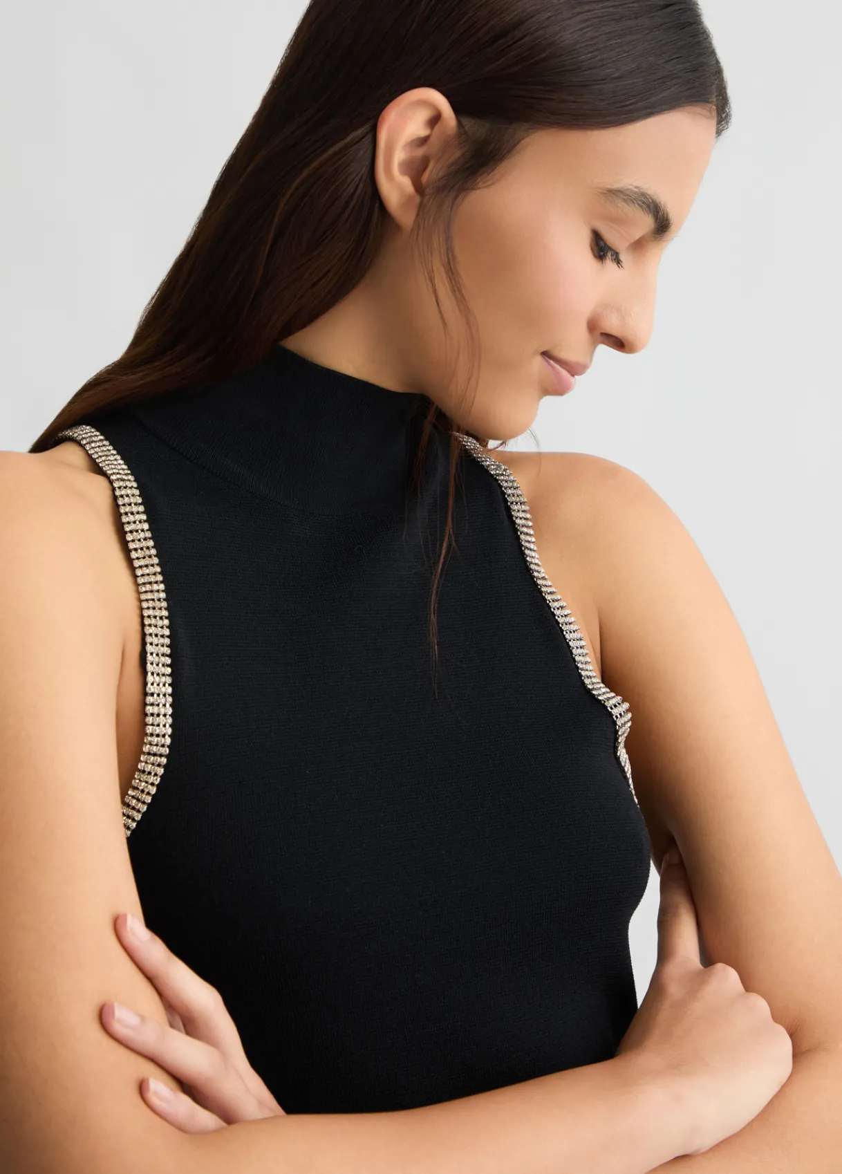 Liu Jo Top en maille avec strass|Femme Mailles