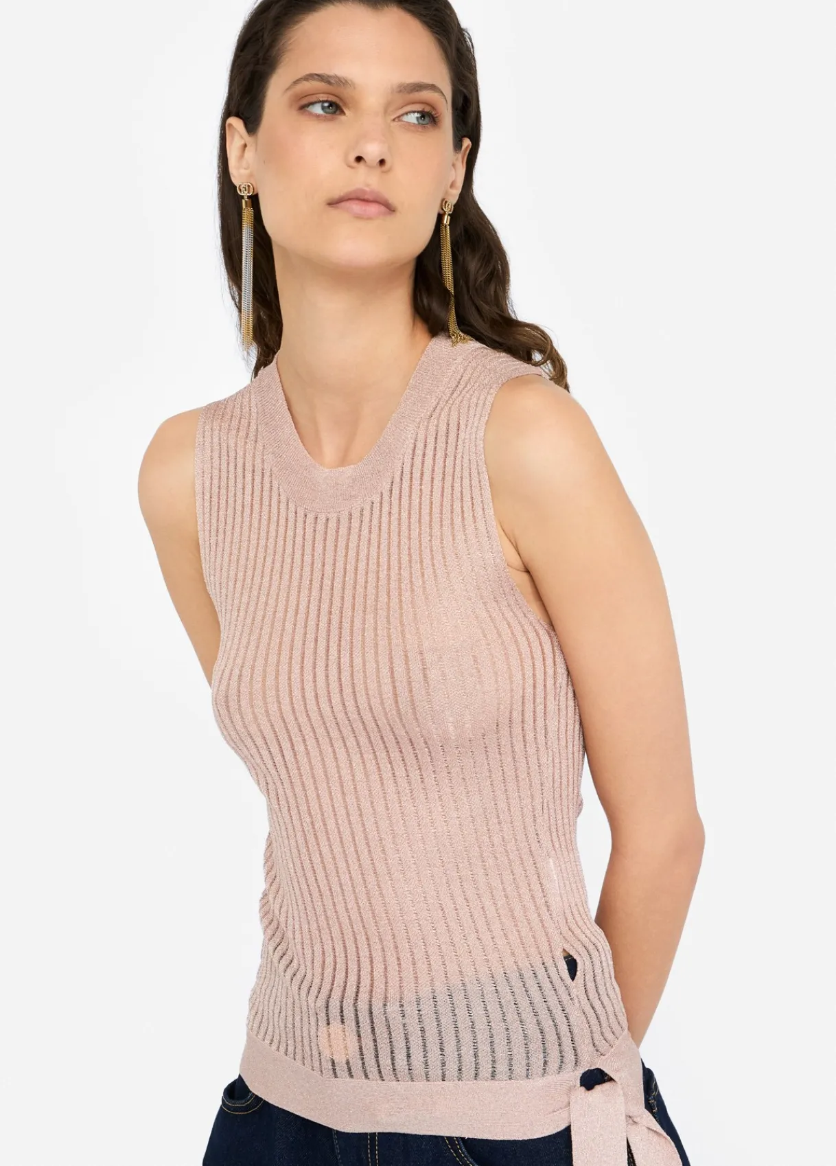 Liu Jo Top en maille Lurex®|Femme Mailles