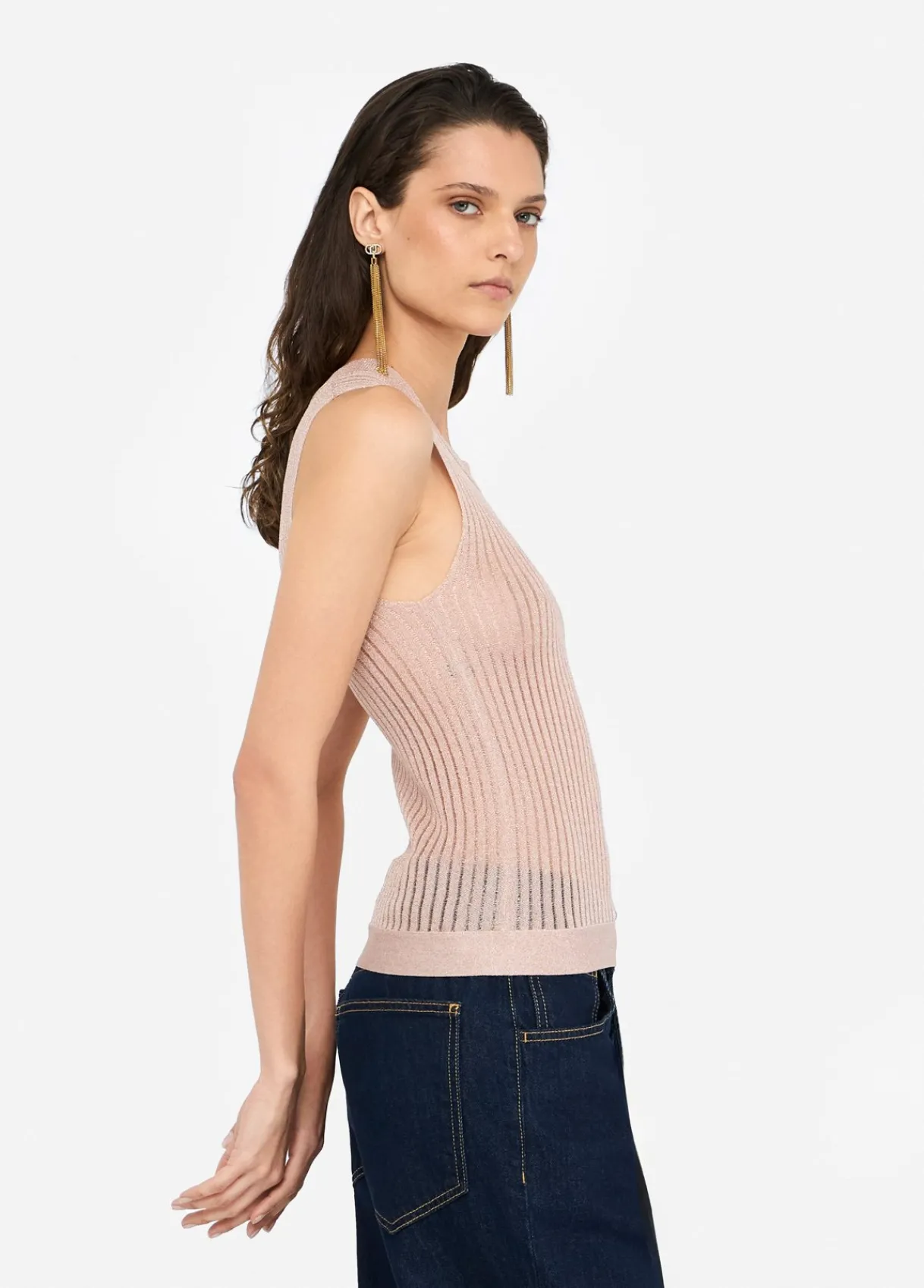 Liu Jo Top en maille Lurex®|Femme Mailles