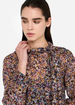 Liu Jo Top en mousseline de soie|Femme Chemises Et Blouses