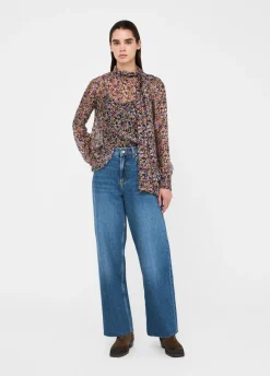 Liu Jo Top en mousseline de soie|Femme Chemises Et Blouses