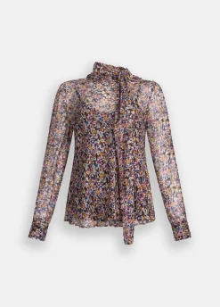 Liu Jo Top en mousseline de soie|Femme Chemises Et Blouses