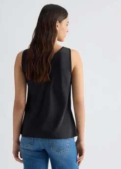 Liu Jo Top en satin avec dentelle|Femme T-Shirts Et Tops