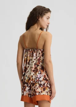 Liu Jo Top en satin imprimé|Femme Vêtements De Sport|Mode Plage