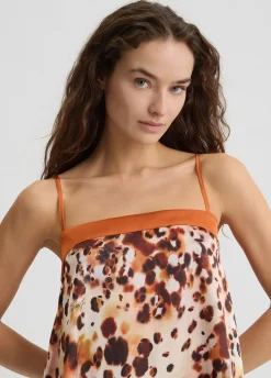 Liu Jo Top en satin imprimé|Femme Vêtements De Sport|Mode Plage