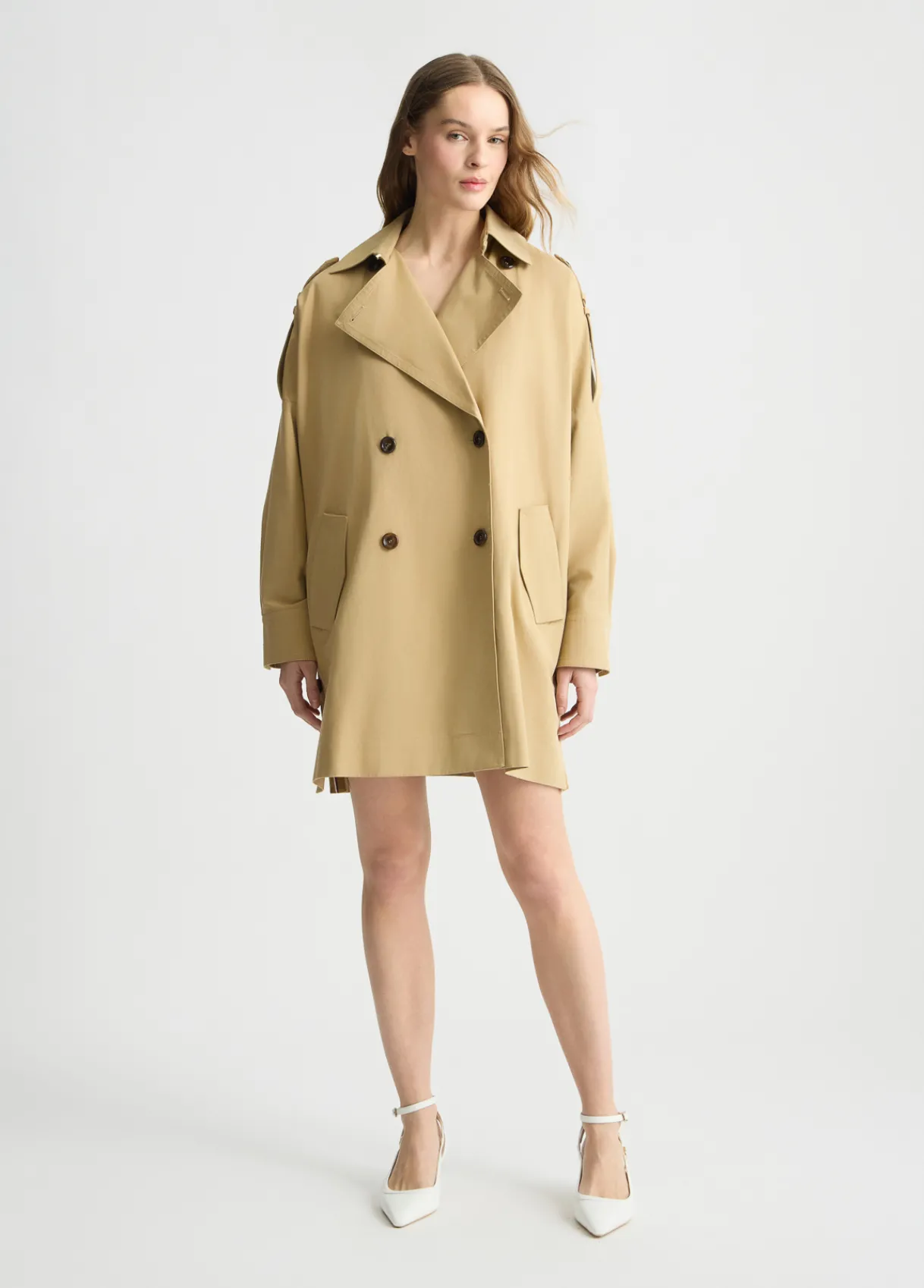 Liu Jo Trench en gabardine|Femme Manteaux
