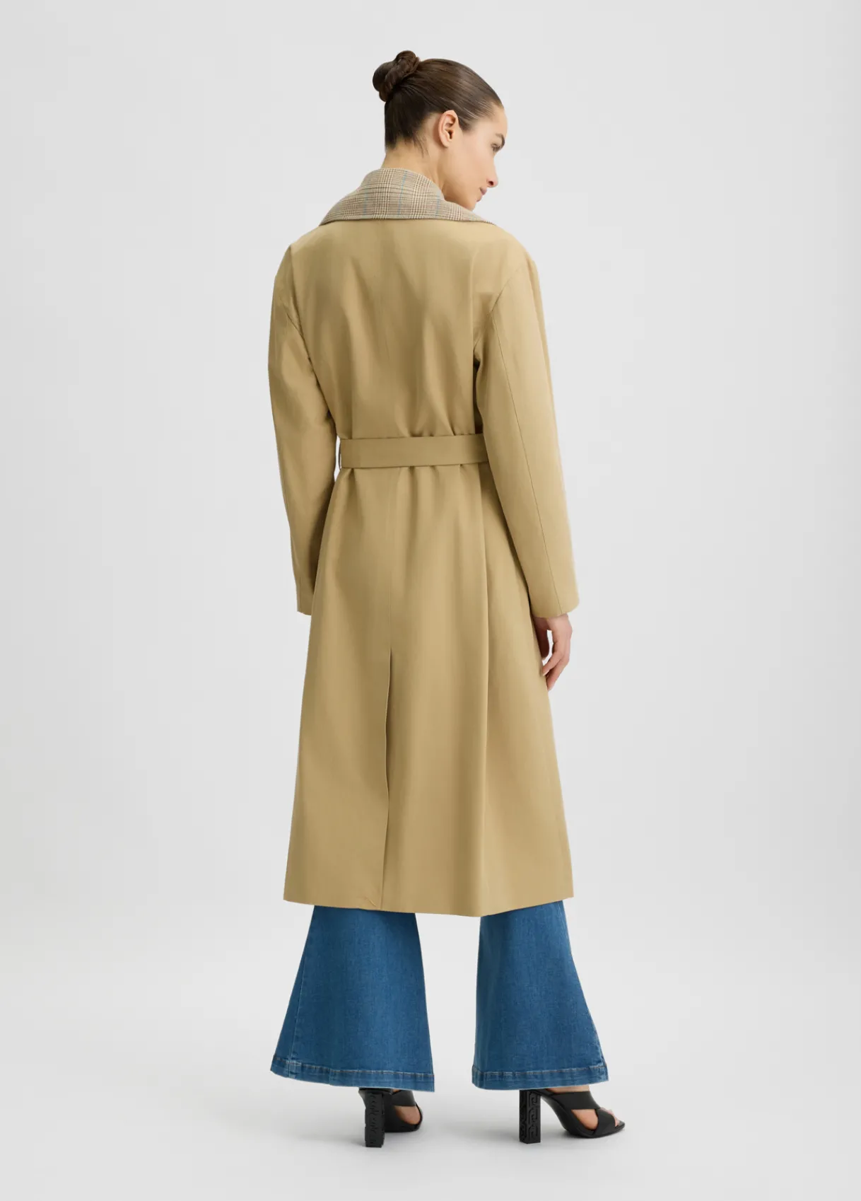 Liu Jo Trench-coat en gabardine de coton|Femme Manteaux