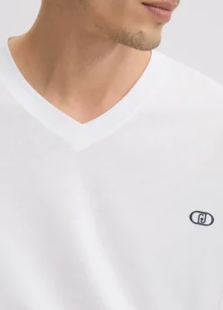 Liu Jo T-shirt à col en V|Homme Polos Et T-Shirts