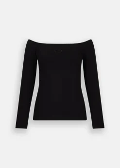 Liu Jo T-shirt à épaules dénudées en coton|Femme T-Shirts Et Tops