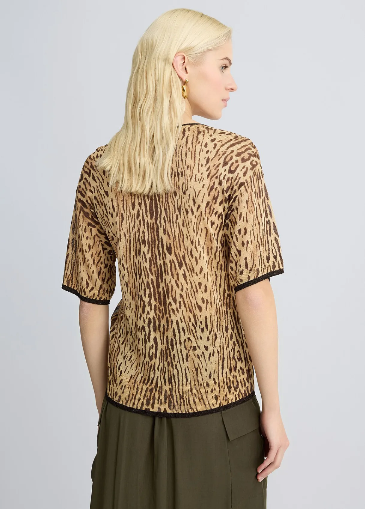 Liu Jo T-shirt animalier en maille|Femme Mailles