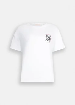 Liu Jo T-shirt avec broderie et strass|Femme T-Shirts Et Tops