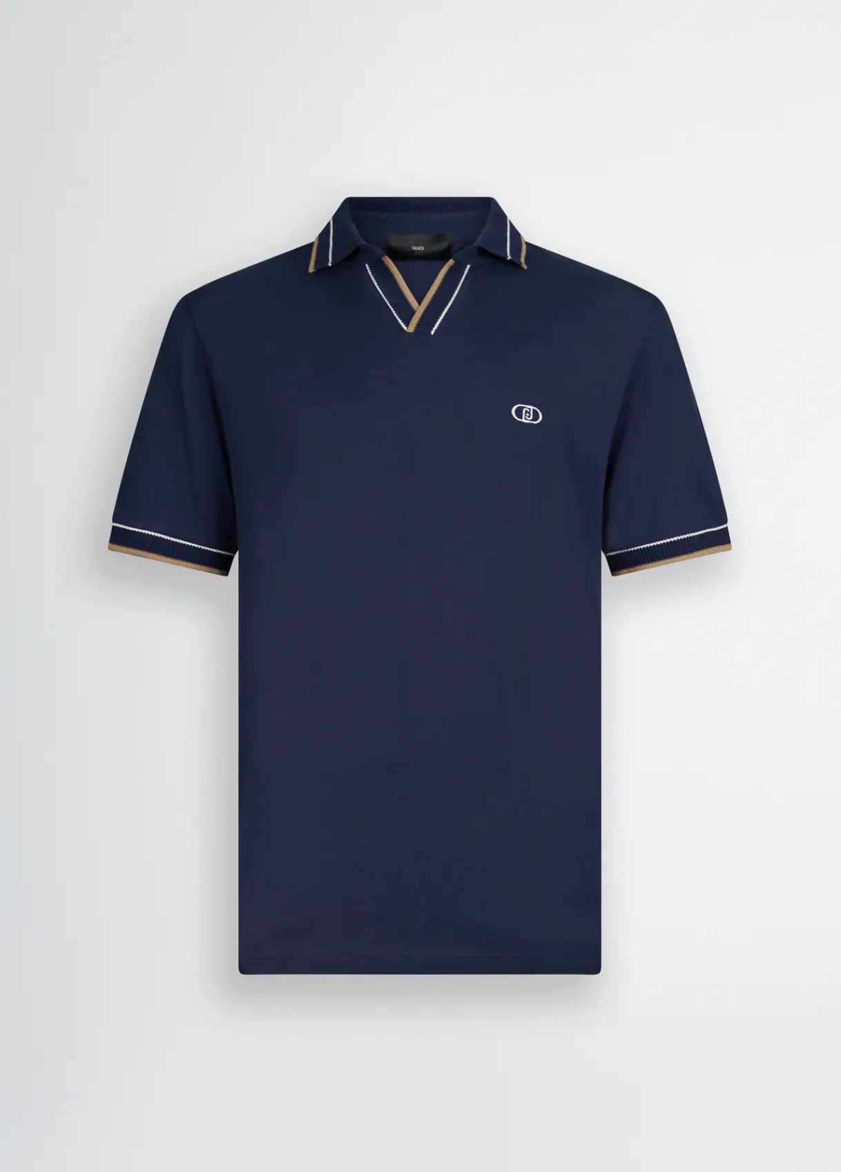 Liu Jo T-shirt avec col cubain|Homme Polos Et T-Shirts