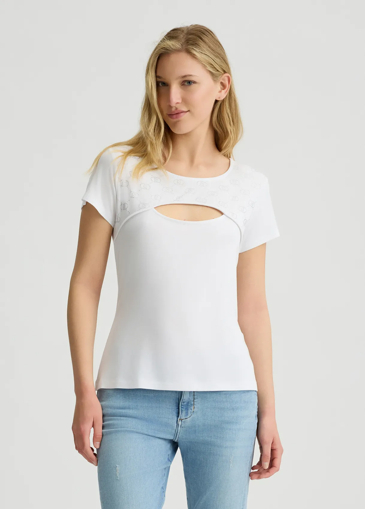 Liu Jo T-shirt avec découpe|Femme Mode Plage