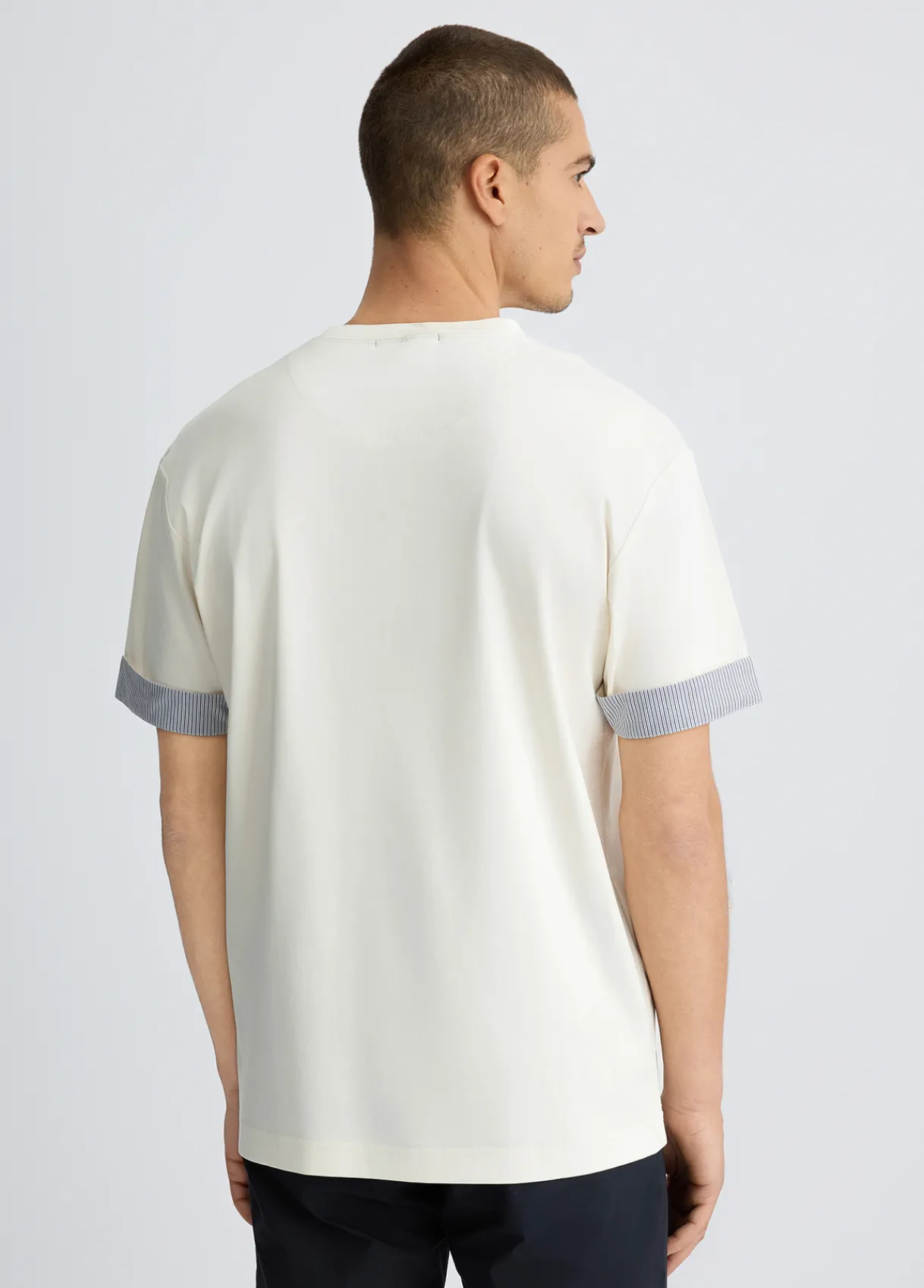 Liu Jo T-shirt avec détails en popeline|Homme Polos Et T-Shirts