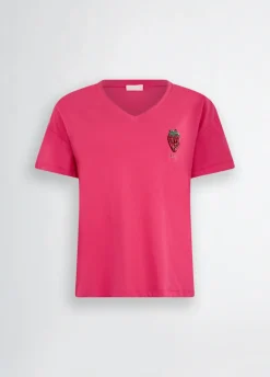 Liu Jo T-shirt avec fraise|Femme T-Shirts Et Tops