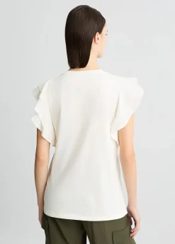 Liu Jo T-shirt avec fronces|Femme T-Shirts Et Tops