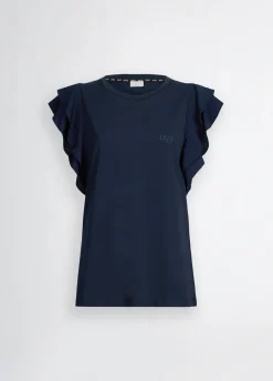 Liu Jo T-shirt avec fronces|Femme Vêtements De Sport|T-Shirts Et Tops