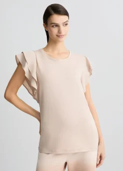 Liu Jo T-shirt avec fronces|Femme Vêtements De Sport|T-Shirts Et Tops