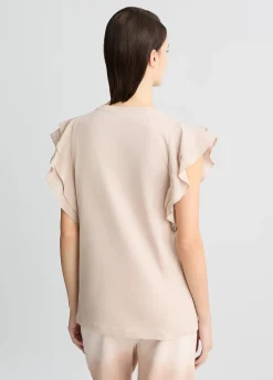 Liu Jo T-shirt avec fronces|Femme Vêtements De Sport|T-Shirts Et Tops